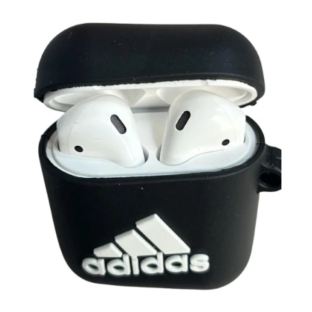 Чехол для наушников Airpods 2 Black Adidas