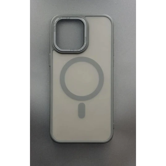 Çexol MagSafe Apple iPhone 13/14 üçün boz qara Çexol MagSafe Apple iPhone 13/14 üçün boz qara
