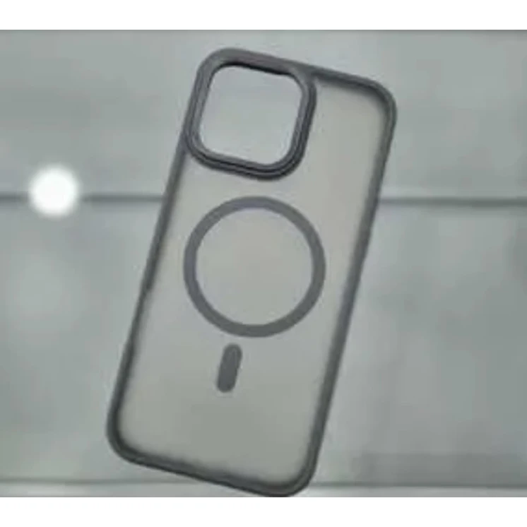 Çexol MagSafe Apple iPhone 13/14 üçün boz qara Çexol MagSafe Apple iPhone 13/14 üçün boz qara