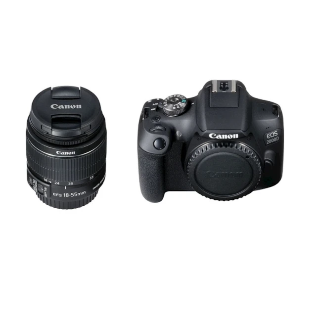Fotoaparat Canon EOS 2000D BK 18-55 DC III (2728C007AA)