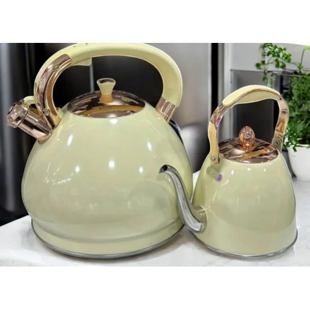 Набор чайников Gallery Home GH-000011, бежевый, 3400 мл, 2 шт