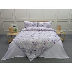 Комплект постельного белья Elegant SHA-00004630, пододеяльник 160x220 см, простыня 160x240 см, наволочкa 50x70 см, односпальный, разноцветный