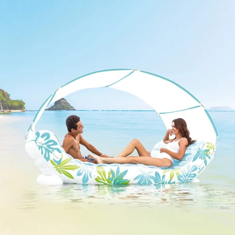 Надувной матрас Intex RAX56294002 Tropical Canopy Lounge, 224x150 см Надувной матрас Intex RAX56294002 Tropical Canopy Lounge, 224x150 см