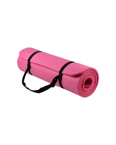Yoqa üçün mat 2060 rezin, 180x65x1 sm, çəhrayı