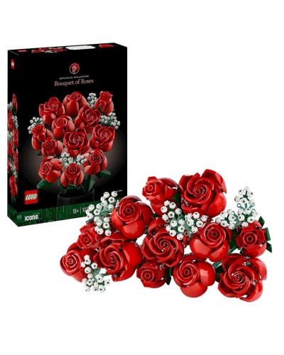Konstruktor LEGO Icons Bouquet of Roses 10328, 18+ yaş, 822 əd