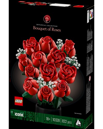 Konstruktor LEGO Icons Bouquet of Roses 10328, 18+ yaş, 822 əd