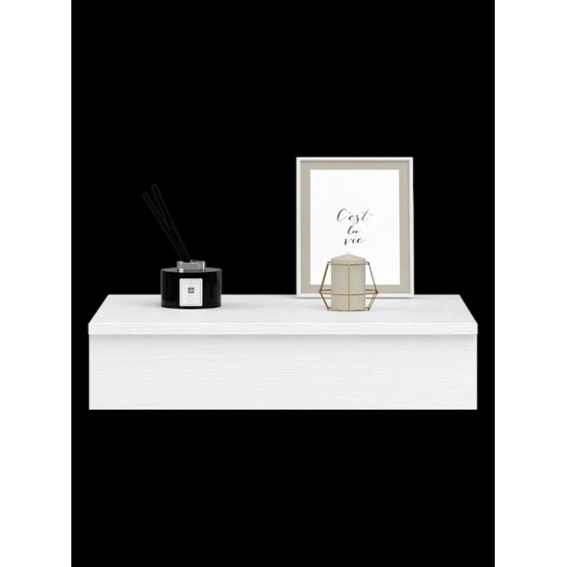 Туалетный столик Art Mebel 1, белый, ламинат, 17x71x30 см