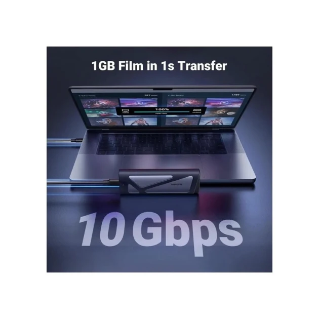 Корпус для SSD Ugreen CM767 (M.2 NVMe and SATA)