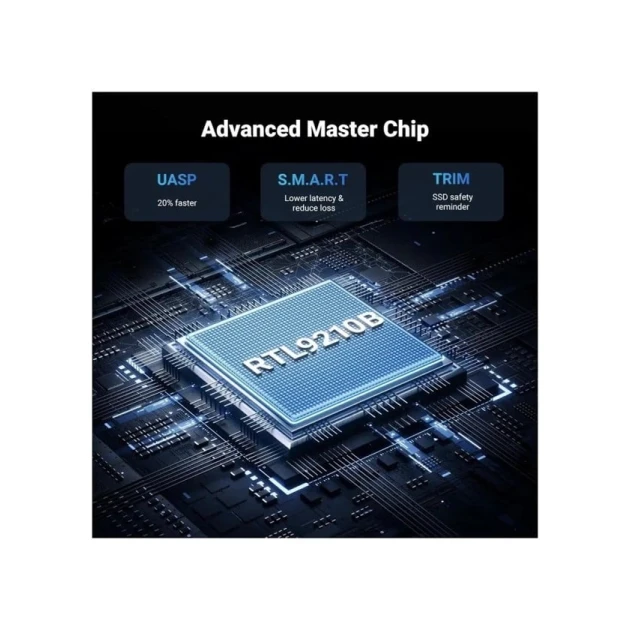 Корпус для SSD Ugreen CM767 (M.2 NVMe and SATA)