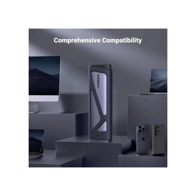 Корпус для SSD Ugreen CM767 (M.2 NVMe and SATA)