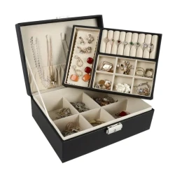 Органайзер для украшений 5946_0030, 23x17.5x8.5 см, черный