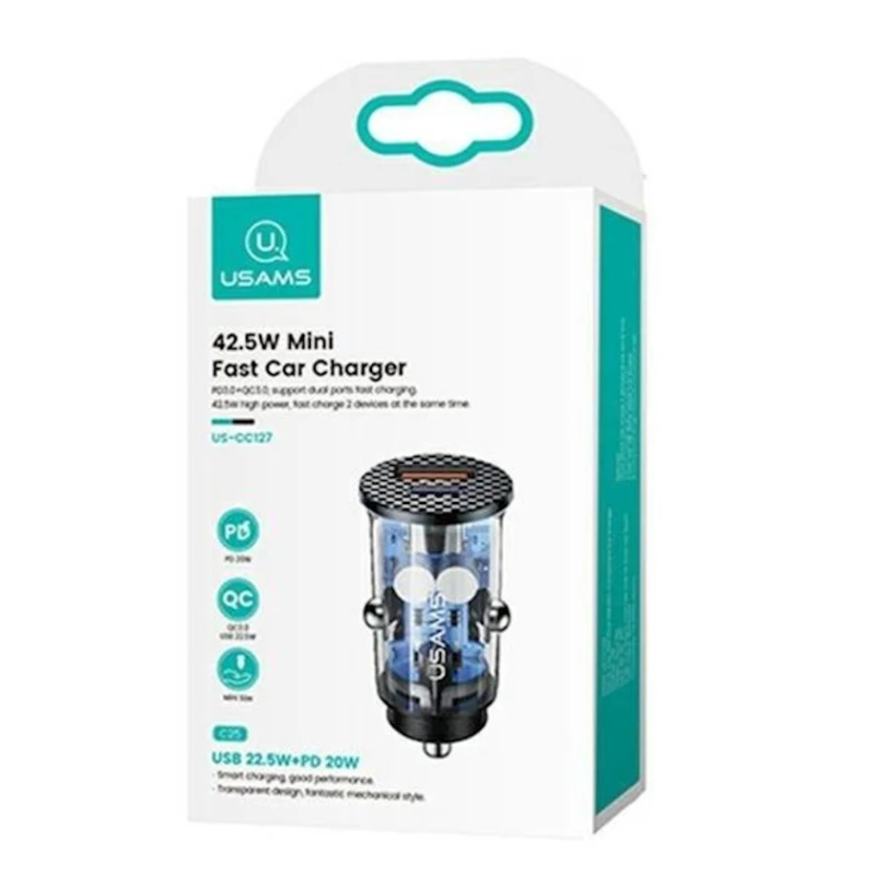Автомобильное зарядное устройство USAMS US-CC127 Автомобильное зарядное устройство USAMS US-CC127