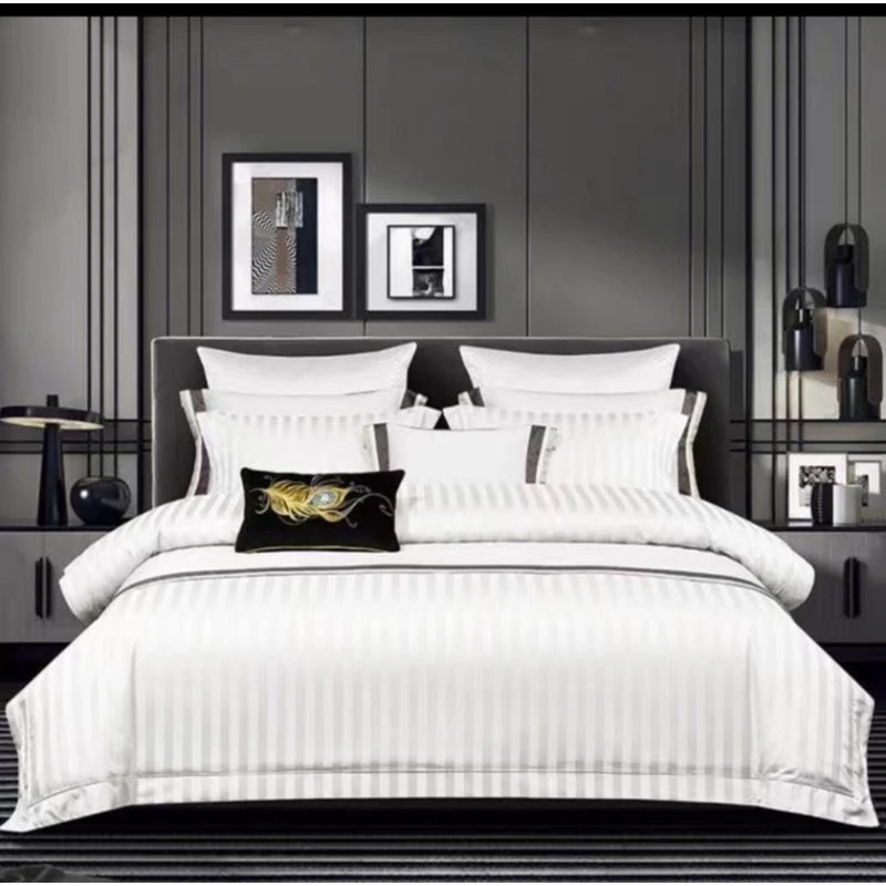 Комплект постельного белья MM tekstil ММ35, пододеяльник 200х230 см, простыня 230х250 см, наволочки 2 шт х 50х70 см, белый