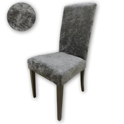 Набор чехлов для стула Karna KL-217, 6 шт., полиэстер, серый Набор чехлов для стула Karna KL-217, 6 шт., полиэстер, серый