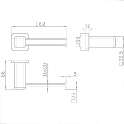 Держатель для туалетной бумаги Teka Formentera 17083020G2, золотистый