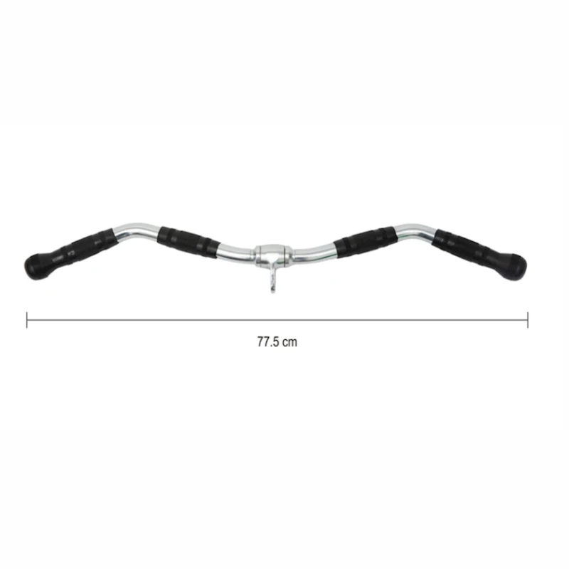 Рукоятка для тренажера WS0123 EZ Curl Pull-Down Bar, нержавеющая сталь/резина, 77.5 см