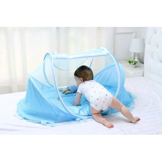 Портативная колыбель cibin_180, полиэстер, голубая Портативная колыбель cibin_180, полиэстер, голубая