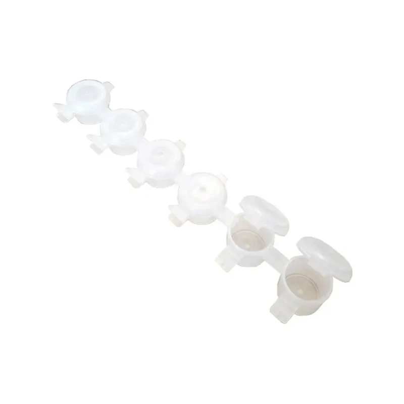 Контейнер D.K.Art&Craft, 6 шт, пластиковый, белый Контейнер D.K.Art&Craft, 6 шт, пластиковый, белый