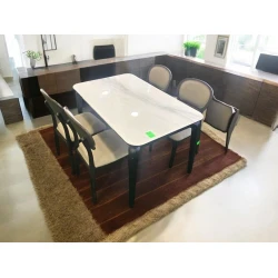 Обеденный набор Mayak Aurora Bloom MY58, стол 130x80x75 см, сиденья 42x40 см Обеденный набор Mayak Aurora Bloom MY58, стол 130x80x75 см, сиденья 42x40 см