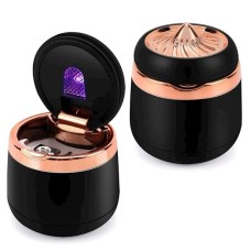 Avtomobil üçün külqabı Multi Led Light Mini Portable Stainless Steel N18 Gold