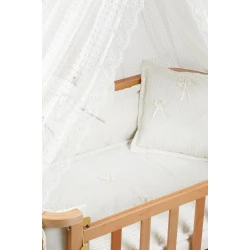 Детская кроватка Tahterevalli Nova, бежевая, ламинат/бук, до 2-х лет