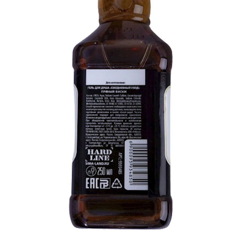 Гель для душа Hard Line Аромат пряного виски 250 мл