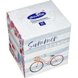 Салфетки в коробке Alouette, белые, 56 шт, товар в ассортименте