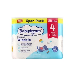Детские подгузники Babydream 5117, размер 4(Maxi L), 8-14 кг, 80 шт Детские подгузники Babydream 5117, размер 4(Maxi L), 8-14 кг, 80 шт