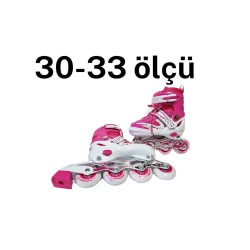 Роликовые коньки Power 1865, размер 30-33, розовые