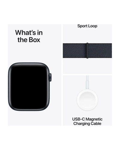 Ağıllı saat Apple Watch SE GPS 40mm Midnight Aluminium Case with Ink Sport Loop