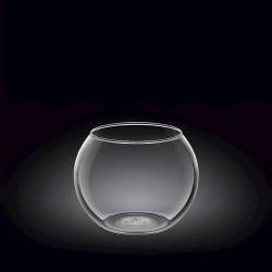 Ваза Wilmax 888969/A, 10x8 см, стекло, прозрачная