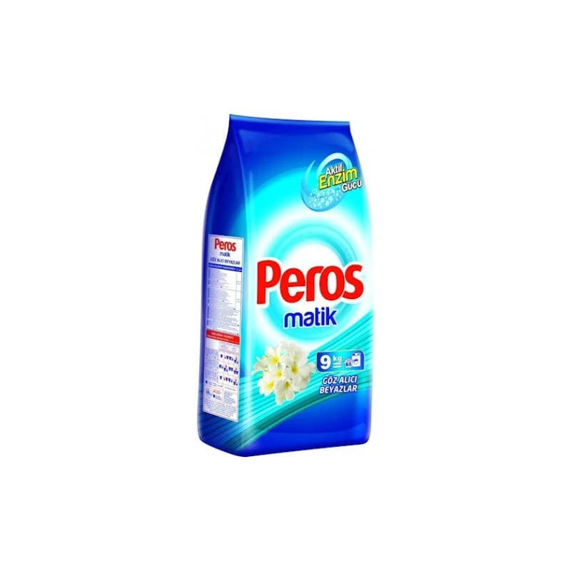 Yuyucu toz Peros, ağ paltar üçün, avtomat, 9 kq