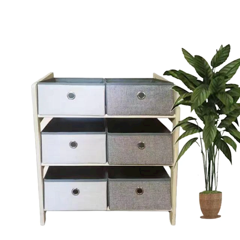 Stellaj OB43 bambuk, 6 bölməli, 57x45x28 sm Stellaj OB43 bambuk, 6 bölməli, 57x45x28 sm