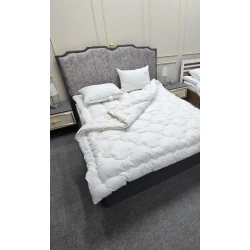 Комплект одеяла, матраса и подушки Pima Cotton SHA-00006247, одеяло 195х215 см, матрас 160х200 см, подушка 50х70 см, бамбук, белый