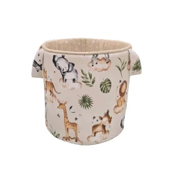 Детская корзина для игрушек Softcare, 40x40 см, хлопок, бежевый