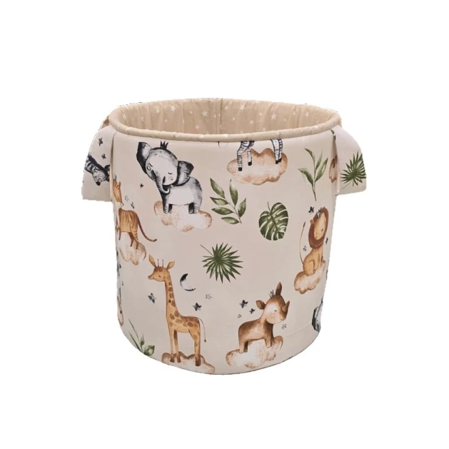 Детская корзина для игрушек Softcare, 40x40 см, хлопок, бежевый Детская корзина для игрушек Softcare, 40x40 см, хлопок, бежевый