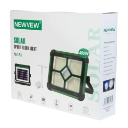 Уличный солнечный светильник Newvew ST-NV-S3, 400W