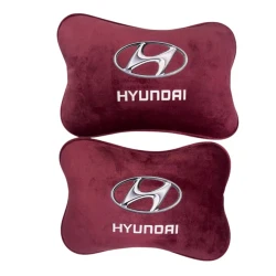 Подушка-подголовник avto671 Hyundai, 28x20 см, красный Подушка-подголовник avto671 Hyundai, 28x20 см, красный