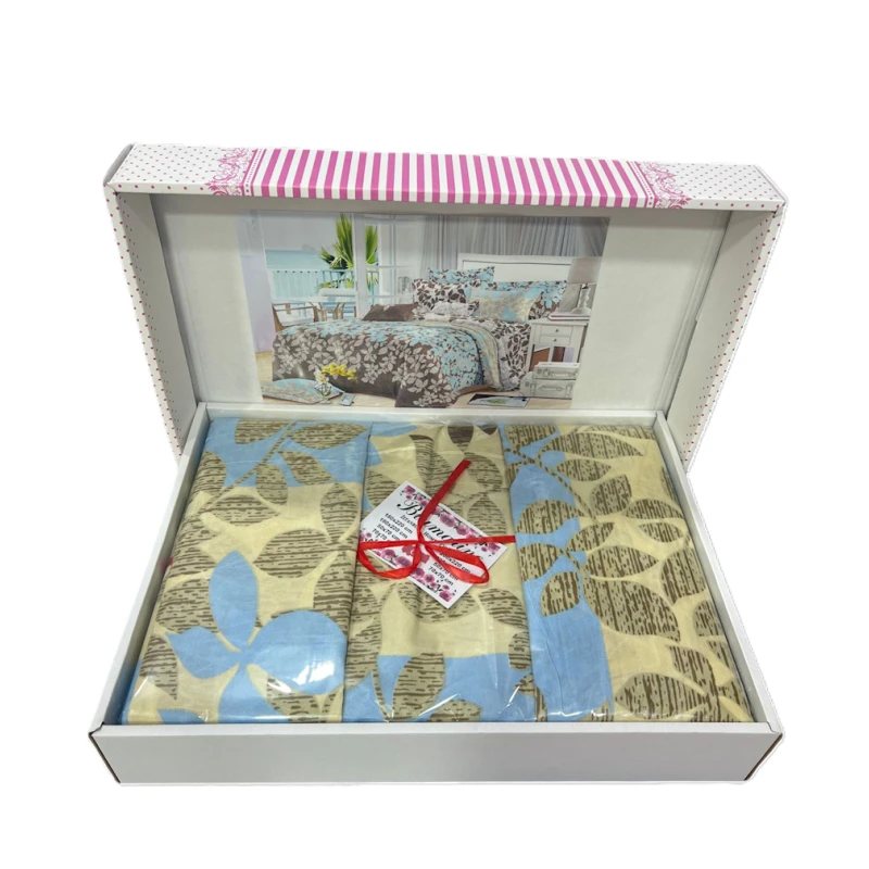 Комплект постельного белья Bluemarine Home YT-BL-021, двуспальный, хлопок, разноцветный Комплект постельного белья Bluemarine Home YT-BL-021, двуспальный, хлопок, разноцветный