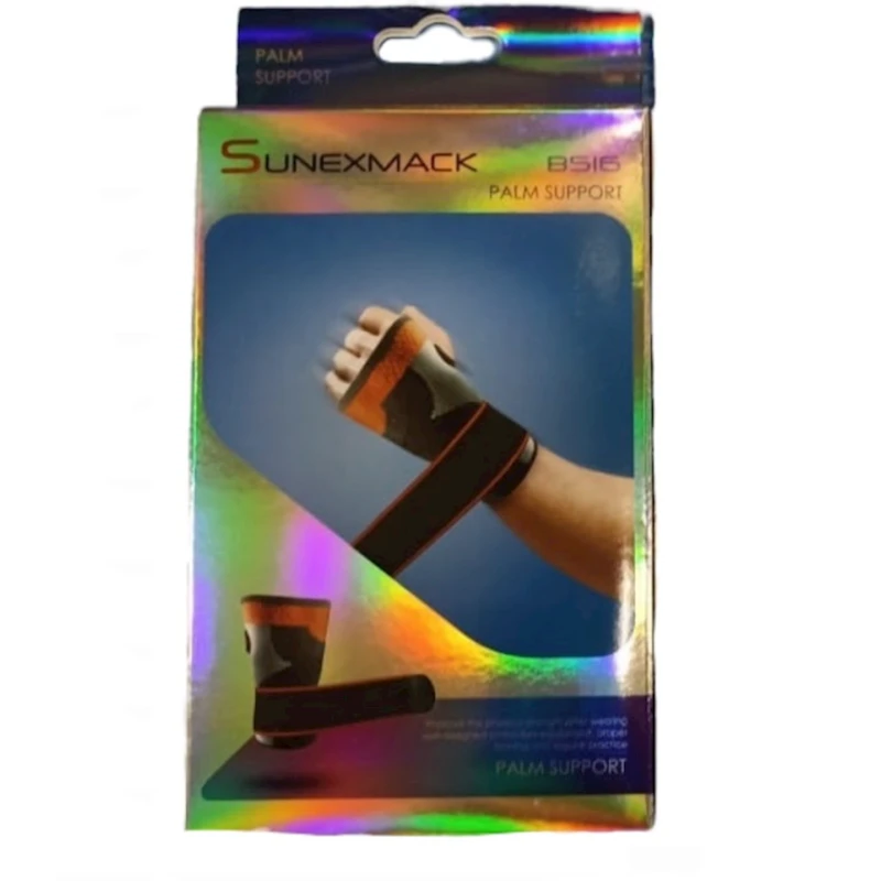 Суппорт для запястья Sıbote B516 , черный/оранжевый Суппорт для запястья Sıbote B516 , черный/оранжевый