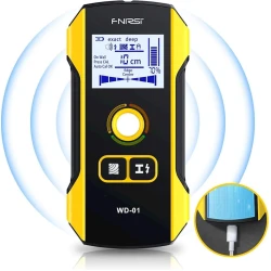 Детектор проводки Fnirsi WD-01, 20х4х10 см, черный/желтый