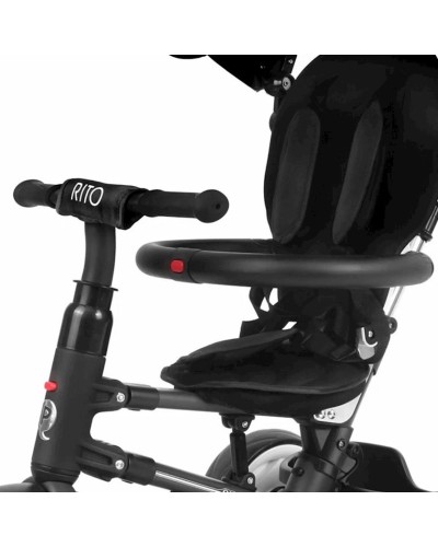 Üçtəkərli uşaq velosipedi Qplay Rito Rubber S380-10 Qara