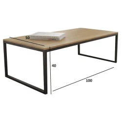 Jurnal masası Rossi BLong Votan, 40х50х100 sm, qəhvəyi