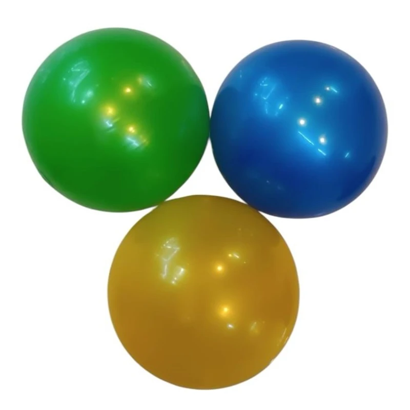 Набор надувных мячей 016612YGS, разноцветный, 3 шт Набор надувных мячей 016612YGS, разноцветный, 3 шт