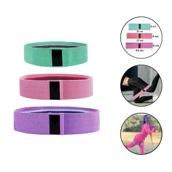 Набор эспандеров Joy&Health 2214/1 ПВХ, разноцветный, 3 шт, 32/37/40x8 см