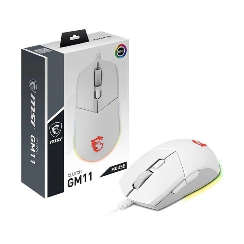 Игровая мышь MSI Clutch GM11 White