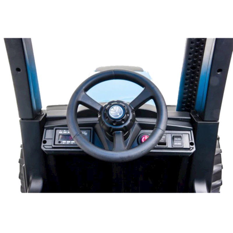 Uşaq elektrik avtomobili Traktor A011, 2 motor, göy