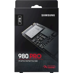 SSD накопитель Samsung 980 PRO 2 TB M.2 NVMe PCIe gen 4x4 (MZ-V8P2T0B/AM)