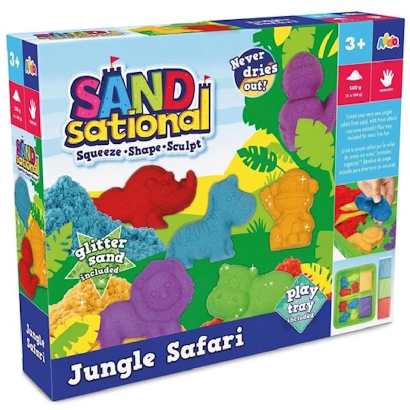 Кинетический песок Addo Play LTD Ss Jungle Safari V2 318-22124-BD, 3+ лет Кинетический песок Addo Play LTD Ss Jungle Safari V2 318-22124-BD, 3+ лет