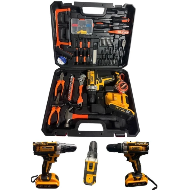 Ударная дрель-шуруповерт DeWALT 36V